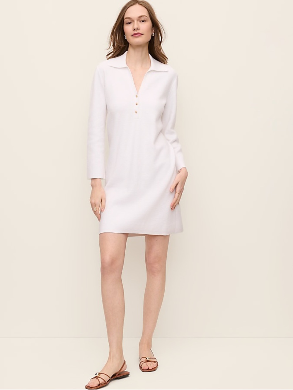 Ann Taylor Collared Shift Dress 853941